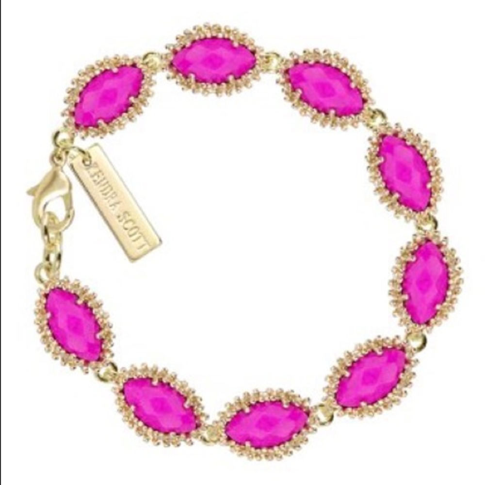 Kendra Scott Jana Bracelet in Magenta Pink
